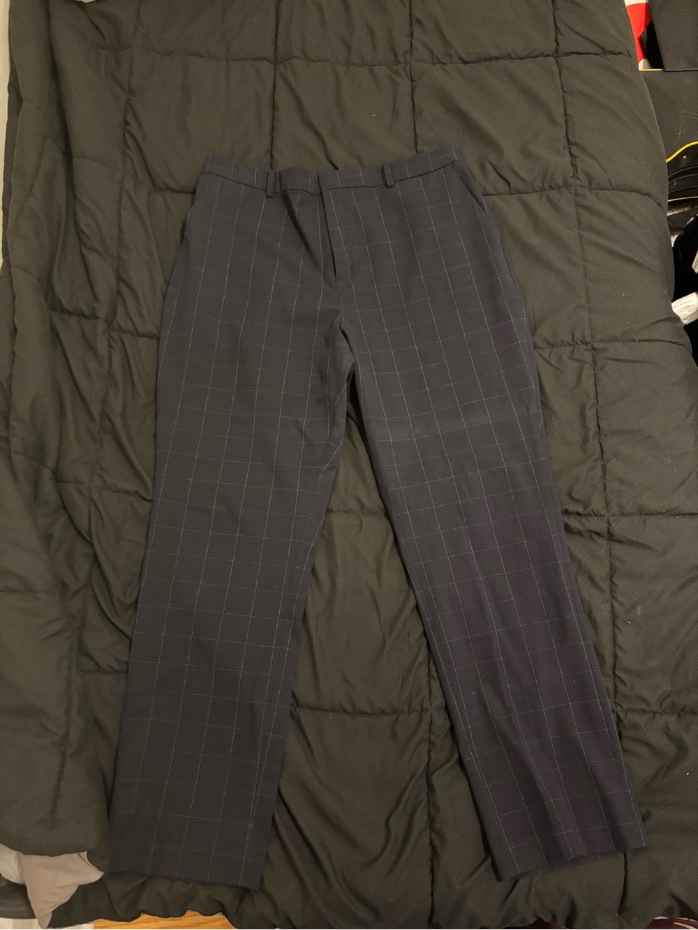 Uniqlo Blue Checkered Dress Pants XL